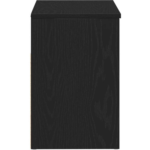  Klupa za cipele Crni hrast 60 x 30 x 45 cm Konstruirano drvo Slike