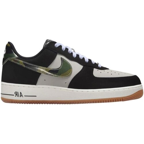 Nike Nizke superge Air Force 1 Low '07 LV8 Black Patent Camo Swoosh Črna Cene