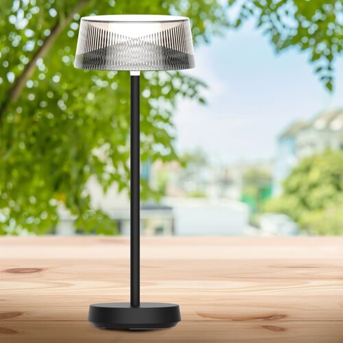  LED prigu&amp;scaron;iva stona lampa CASABLANCA LED/3,4W/5V USB 3600 mAh IP44 crna Slike
