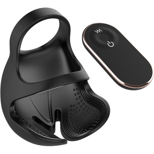 SuperLove Perfect Balls Stimulator with Remote Black Cene