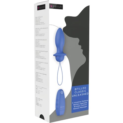 BSwish Bfilled Classic - radio analni vibrator (plavi) Cene