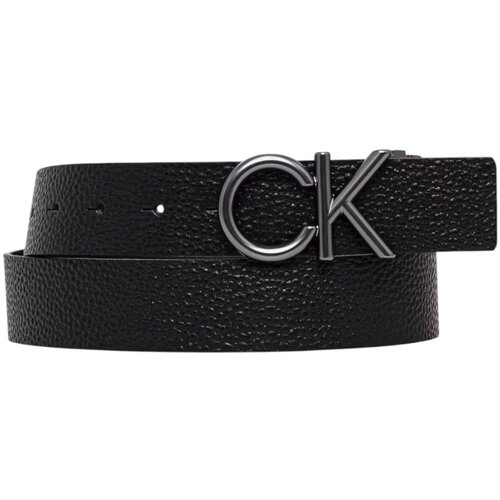 Calvin Klein Jeans Pasovi CK HALLMARK LOGO 35MM ADJ LV04D7035G Črna Slike