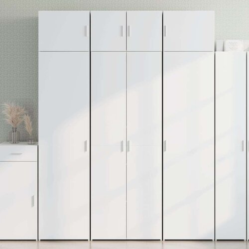 VidaXL Ormarić za pohranu bijeli 70 x 42,5 x 225 cm konstruirano drvo Slike