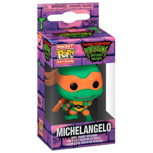 Funko Privezak Pocket POP! - Teenage Mutant Ninja Turtles - Mutant Mayhem - Michelangelo Slike