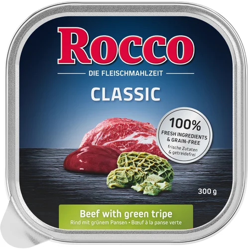 Rocco Varčno pakiranje Classic pladnji 27 x 300 g - Govedina z zelenimi vampi