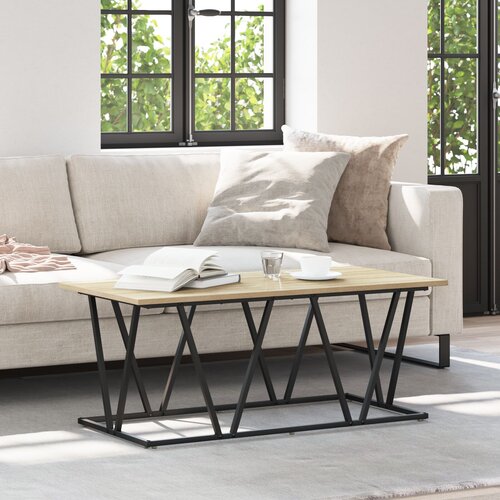 vidaXL Stolić za kavu Sonoma hrast 100x50x40 cm od konstruiranog drva i metala Cijene