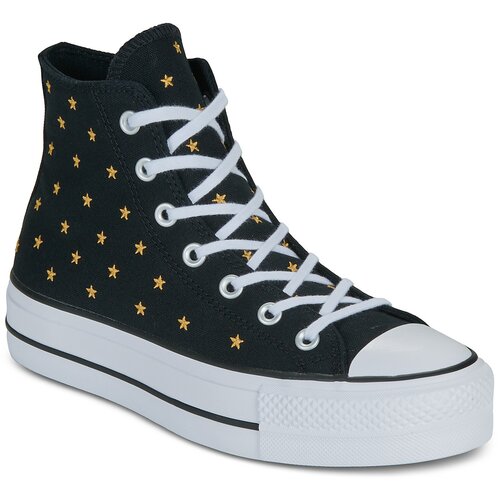 Converse Visoke superge LIFT PLATFORM EMBROIDERED STARS Črna Cene