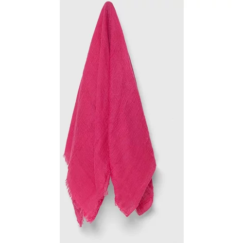 Answear Lab Šal za žene, boja: ružičasta, bez uzorka