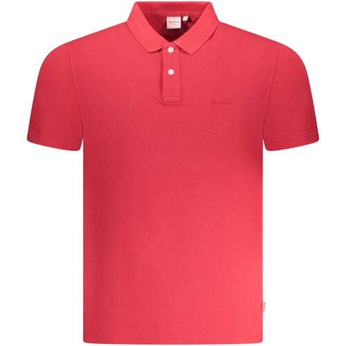 PepeJeans MEN&amp;amp;#39;S SHORT SLEEVE POLO SHIRT RED Slike