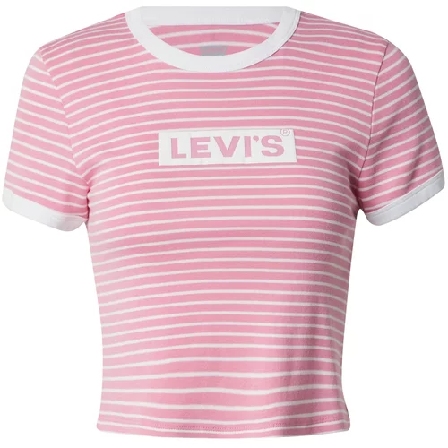 Levi's Majica svetlo roza / bela