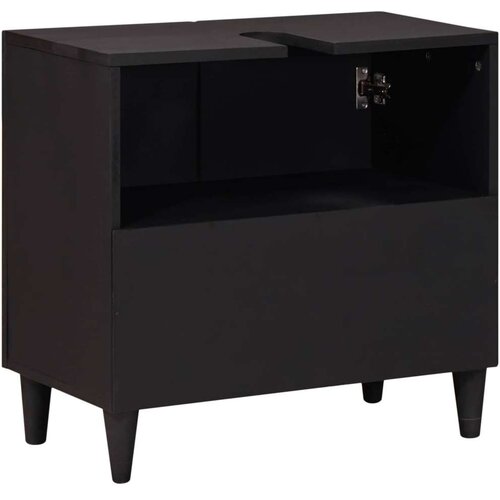 VidaXL Ormarić za Lavabo - Umivaonik &amp;Scaron;areni 62 x 33 x 58 cm Čvrsto drvo manga Slike