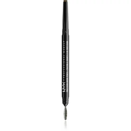 NYX Professional Makeup Precision Brow Pencil svinčnik za obrvi 0,13 g odtenek 04 Ash Brown
