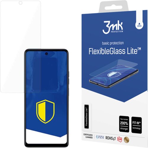 3mk FLEXIBLEGLASS LITE ZA ETUI IZ KALJENEGA STEKLA TECNO SPARK 10 PRO, (21966042) Slike
