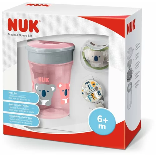 Nuk Magic Cup & Space Set poklon set za djecu Girl