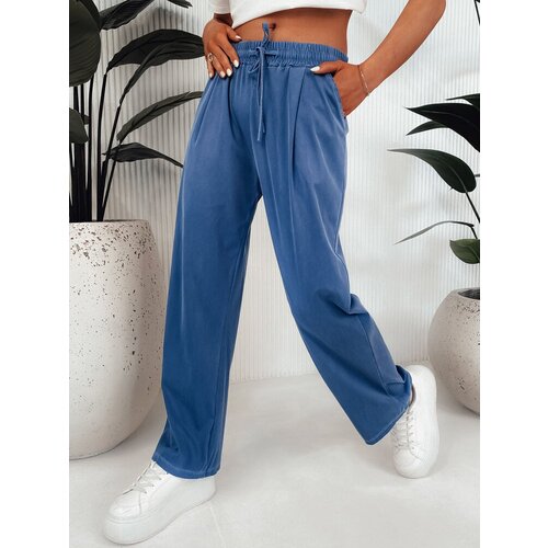 DStreet ASTERS women&amp;#039;s wide trousers, navy blue Slike