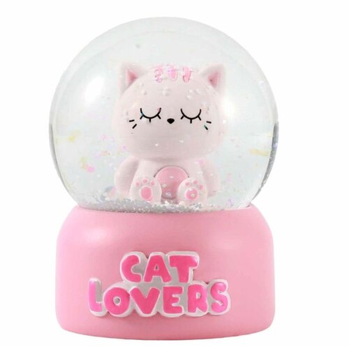 I-Total Snježna kugla Cat roza XL3189 Slike