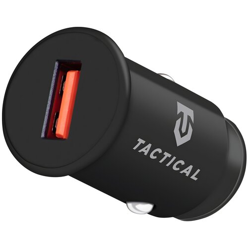 TACTICAL Taktična avto polnilnica USB - A QC 3.0 3A - Črna Slike