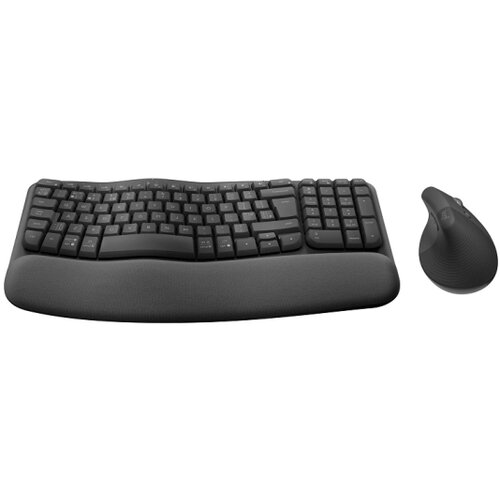Logitech Wave Keys and Lift Combo Graphite, US Cene