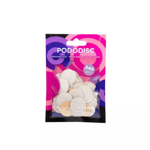 Brusni papir za pedikuru Staleks Podo Disk M – 20 mm White 240 grit – 50 kom Cijene