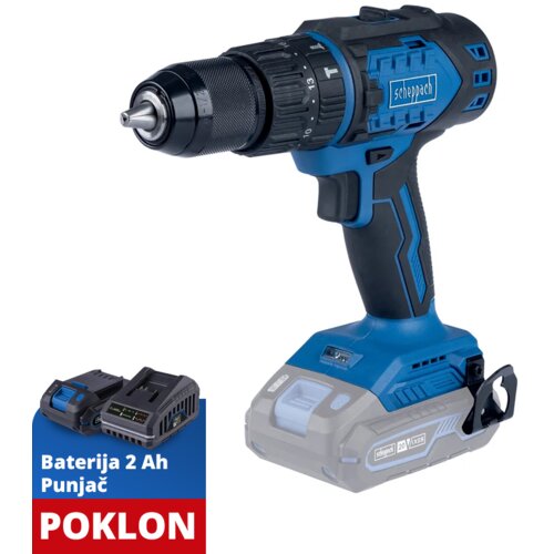 Scheppach Aku udarna bu&scaron;ilica odvijač, Brushless IXES BC-CD60-X, 1x2.0Ah + punjač 2.4A Cene
