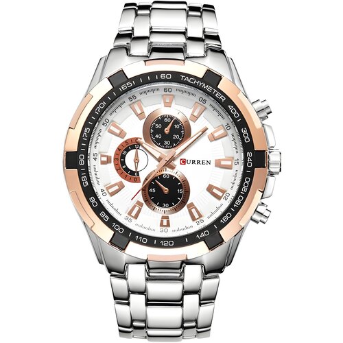Curren Ura EN-14406 - Srebrna / Bela Slike
