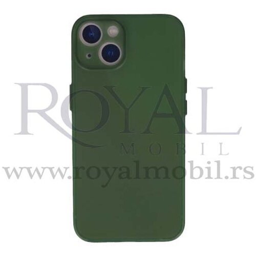 silikonska futrola ultra tanka x-cell za iphone 14 plus (6.7) maslinasto zelena Slike