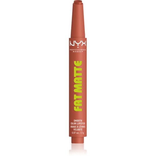 NYX Professional Makeup Fat Matte ruž za usne 01 cozy whipped Slike