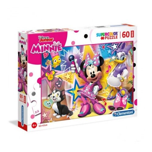 Clementoni Minnie Mouse i prijatelji Supercolor Maxi puzzle 60kom - Cene