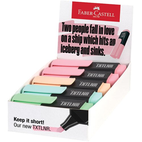 Signir 1-5 MM MINI TXTLNR PASTEL KART.KUTIJA PK10 FABER CASTELL 154211 SORTIRANO Cene