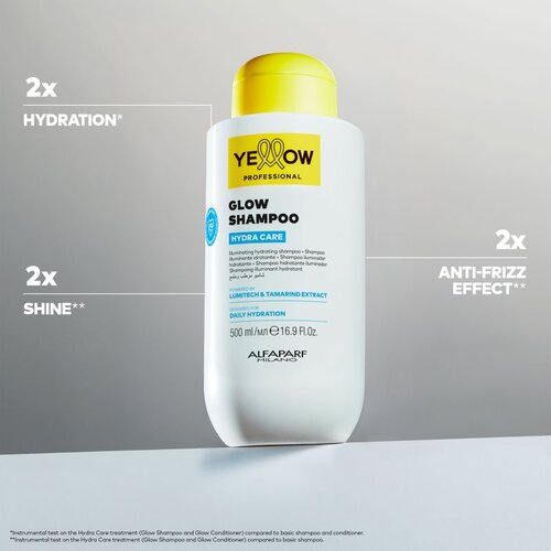 Yellow Professional Hydra Care Glow Shampoo vlažilni &amp;scaron;ampon za vse tipe las 500 ml Slike