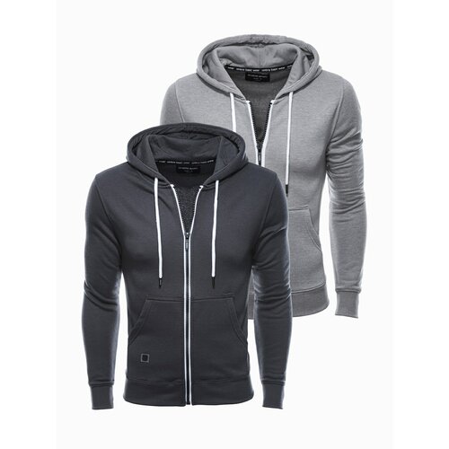 Ombre Clothing Men's zip-up sweatshirt - mix 2 Slike