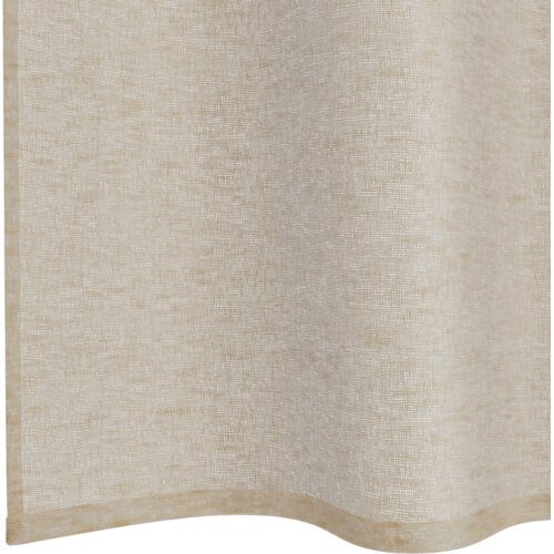 VidaXL Zavjese sa zavjesama 2 pcs Pijesak 140 x 260 cm Poliester Slike