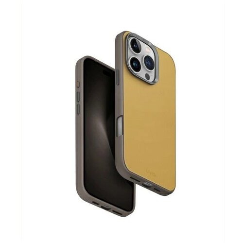 Uniq ETUI LYDEN DS IPHONE 16 PRO 6.3" MAGCLICK CHARGING Ż&Oacute;ŁTO-SZARY/YELLOW-GREY, (22070642) Cene