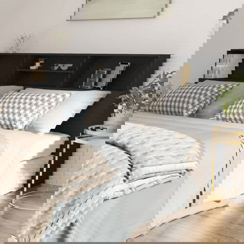 vidaXL Uzglavlje s ormarićem crno 200 x 19 x 103 5 cm Cijene