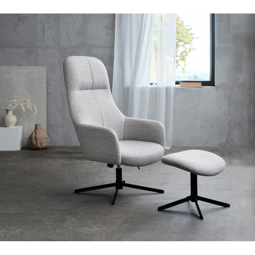Unique Furniture Svijetlo siva fotelja za opu&amp;scaron;tanje Manning &amp;ndash; Slike