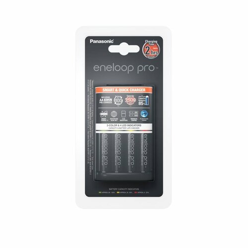 Panasonic Eneloop BQ-CC55 BRZI PUNJAČ + 4x Mignon (AA) Pro, 2500mAh Slike