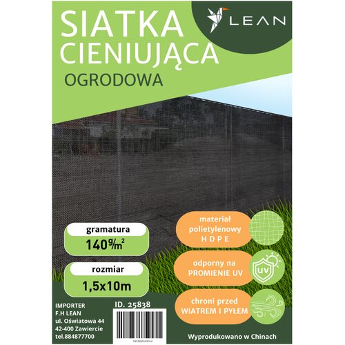  Za&amp;scaron;titna mreža za ogradu 1.5M x 10M 140g/m&amp;sup2; - zelena Slike