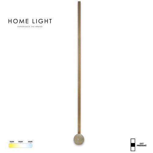 Solea 167 PODNA LAMPA 30W CCT ZLATO/BELA Slike