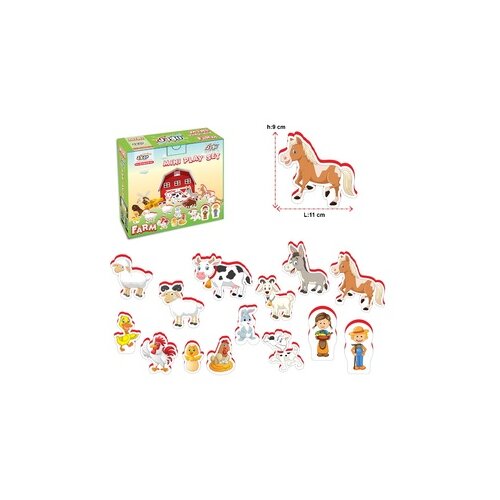  Jagu figure Mini farma 15 delova Slike