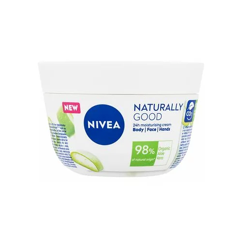 Nivea Naturally Good Organic Aloe Vera Body Face Hands krema za tijelo 200 ml za žene