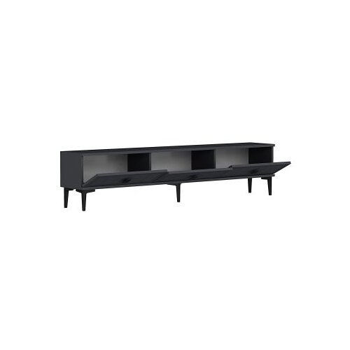 Hanah home TV komoda Yuka 180, antracit Slike