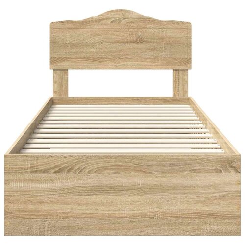  Okvir za krevet s uzglavljem Sonoma hrast 90 x 200 cm Slike