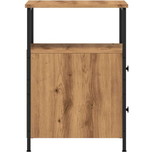 VidaXL Noćni ormarići 2 kom Artisan hrast 34x35,5x50 cm izrađeno drvo Slike
