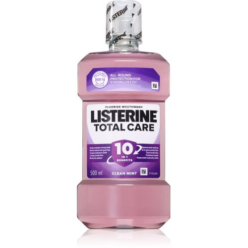 Listerine Total Care Clean Mint vodica za usta za kompletnu za&amp;scaron;titu zubi 10 u 1 500 ml Slike