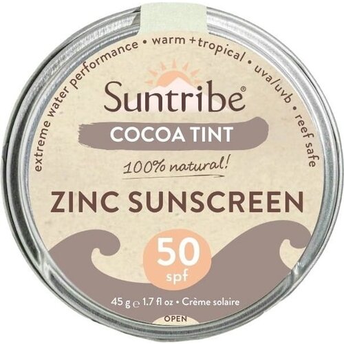 Suntribe Obarvana krema za za&amp;scaron;čito pred soncem za obraz in &amp;scaron;port ZF 50 - cocoa tint Slike