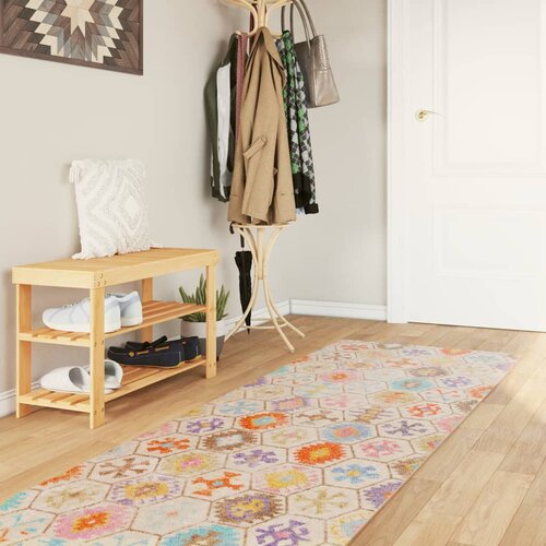 vidaXL Pralna preproga 80x300 cm večbarvna protizdrsna Cene