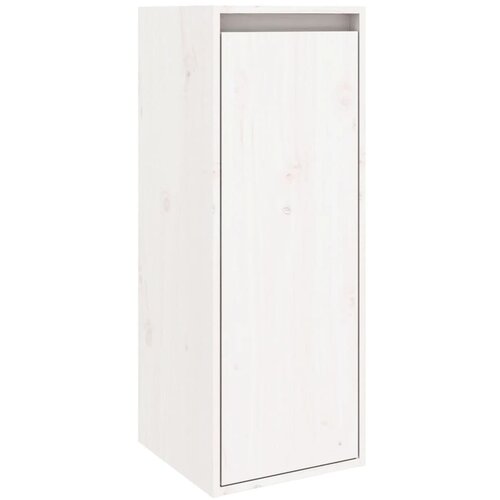 Maison Chic Stenska omarica - Zidna omarica bela 30x30x80 cm trdna borovina iu18, (22063504) Cene