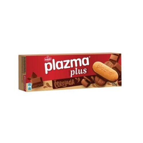 PLAZMA keks plus čokolada 135g Slike