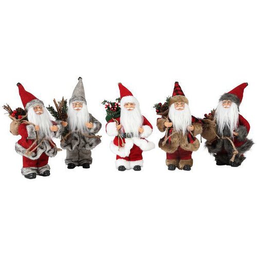  Deda Mraz ornament srebrni 18cm više boja Cene