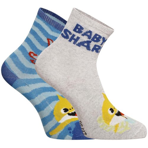 E plus M 2PACK children's socks Baby shark multicolored (52 34 012) Slike